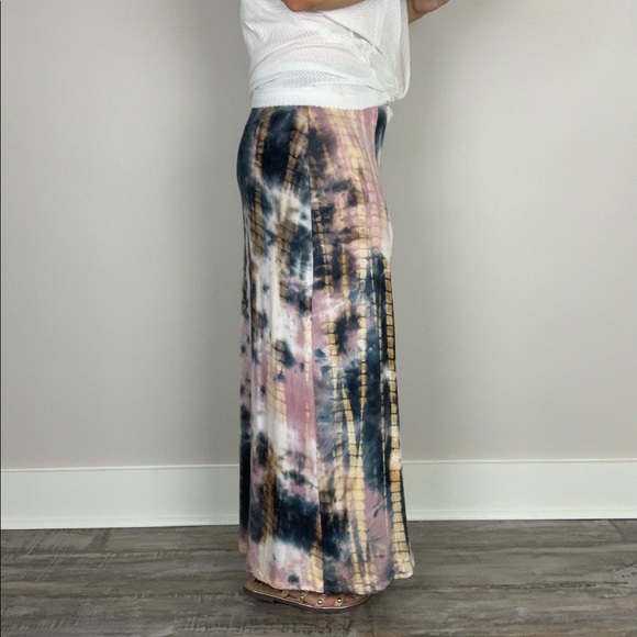 Gypsy Wanderer Tie Dye Maxi Skirt S Boho Hippie - Picture 2 of 8